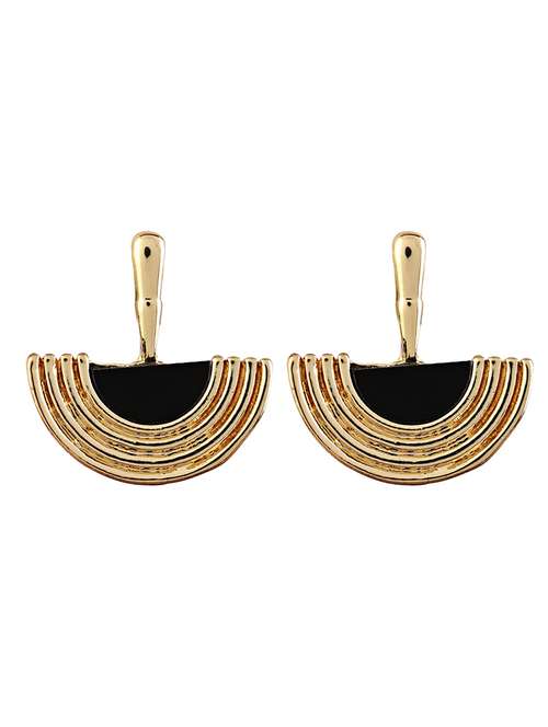 drop gold tone contemporary party wear earrings - 21773956 - Standard Image - 0