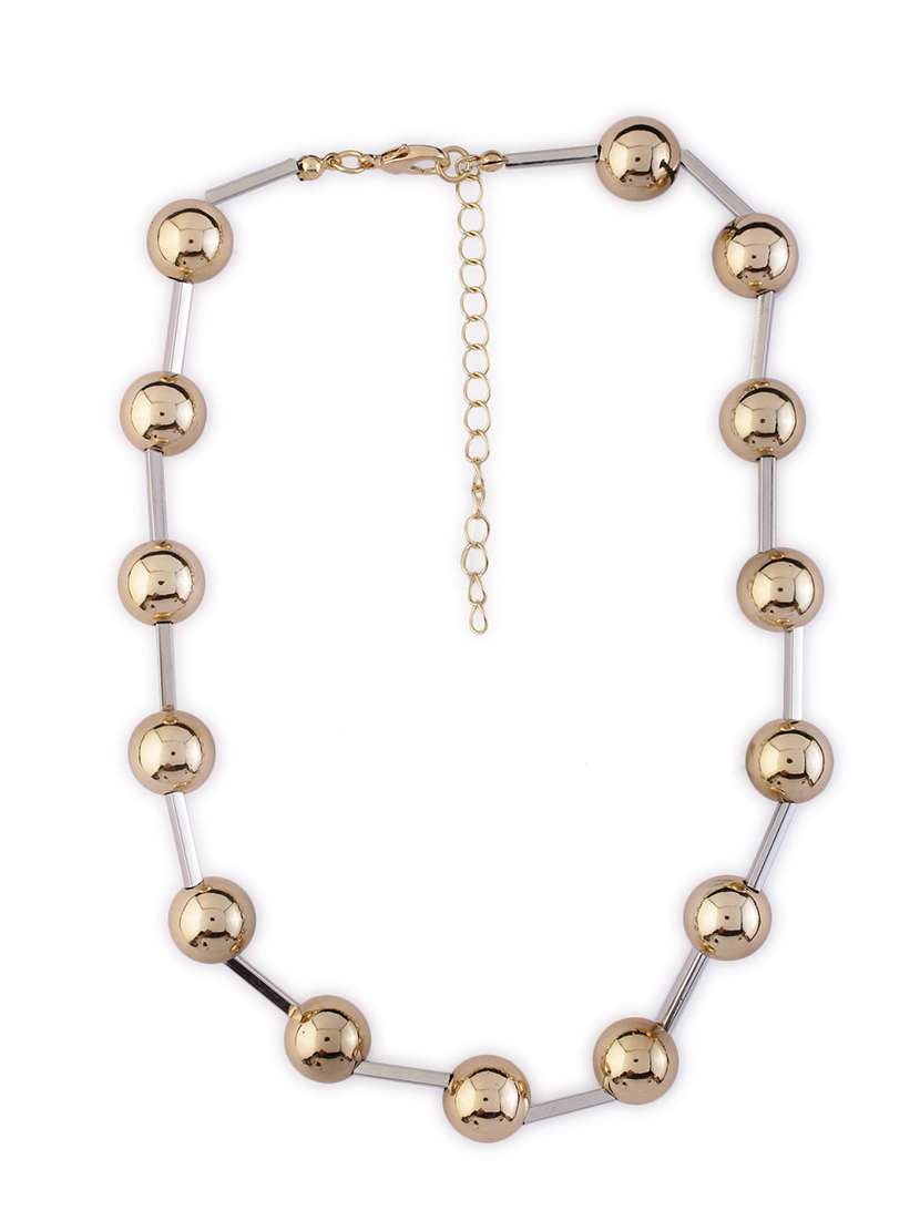 gold alloy party necklace