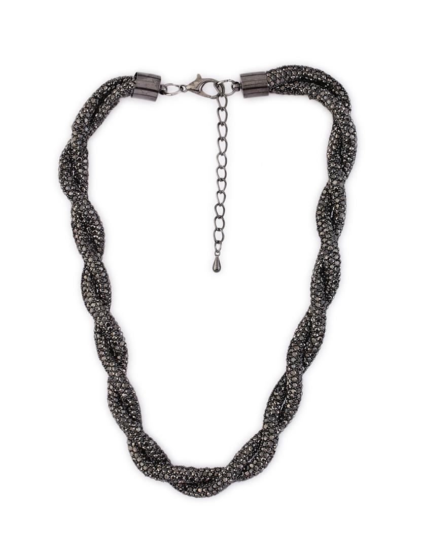 black alloy party necklace - 21774109 - Zoom Image - 0