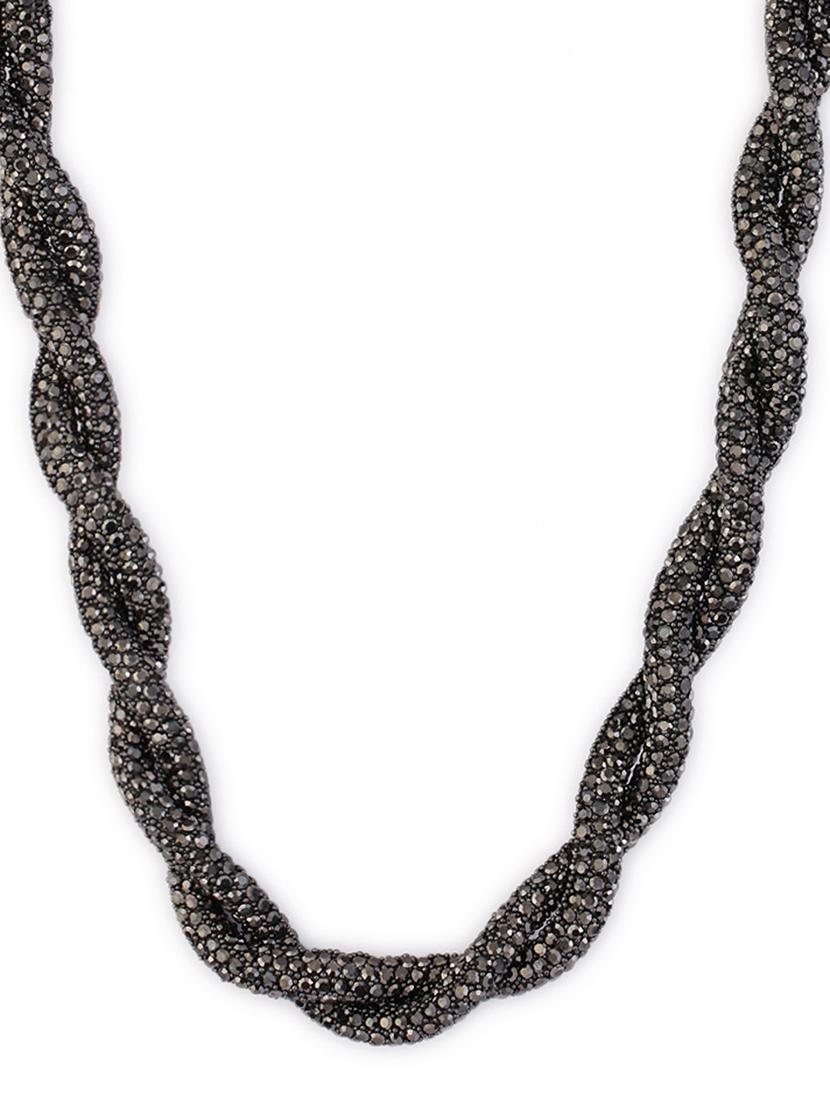 black alloy party necklace - 21774109 - Standard Image - 3