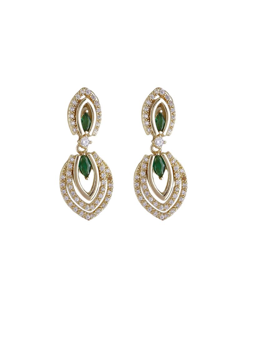 green necklace with earing set - 21774122 - Standard Image - 3