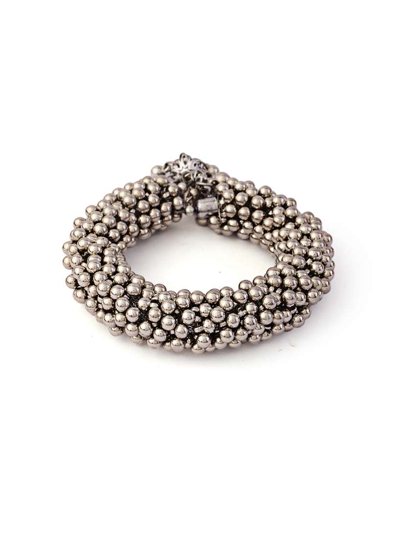 silver alloy fashion bangle bracelet - 21775286 -  Standard Image - 3