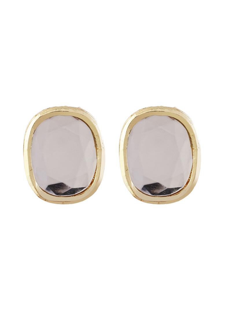 alloy white necklace earring jewellery set - 21775533 - Standard Image - 3