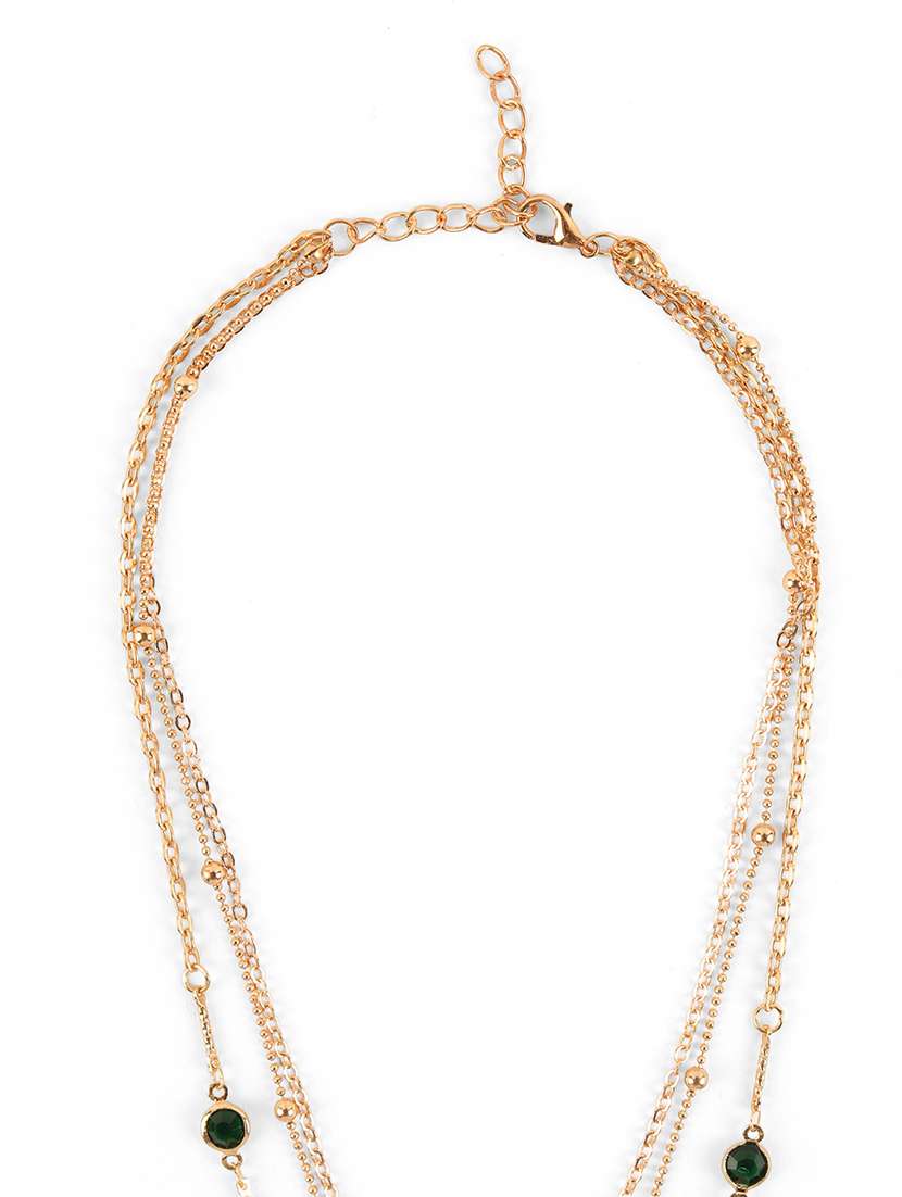 gold alloy western necklace - 21775543 -  Standard Image - 3
