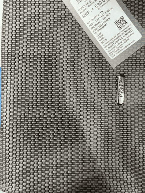grey pu (polyurethane) handbag - 21776135 - Zoom Image - 0