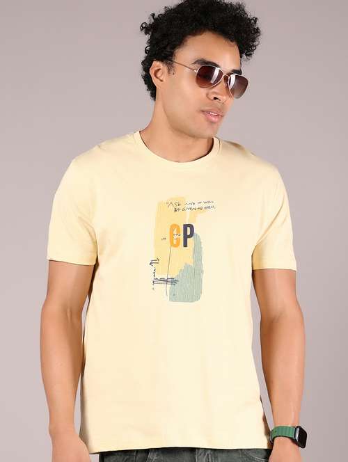men printed short sleeve regular fit t-shirt - 21784501 -  Standard Image - 0