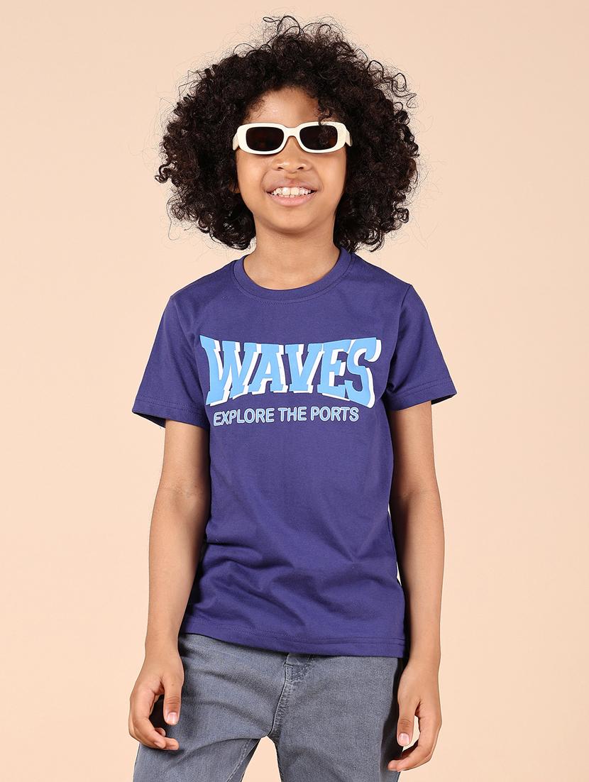 boys front & back print short sleeve t-shirt - 21784518 - Zoom Image - 0