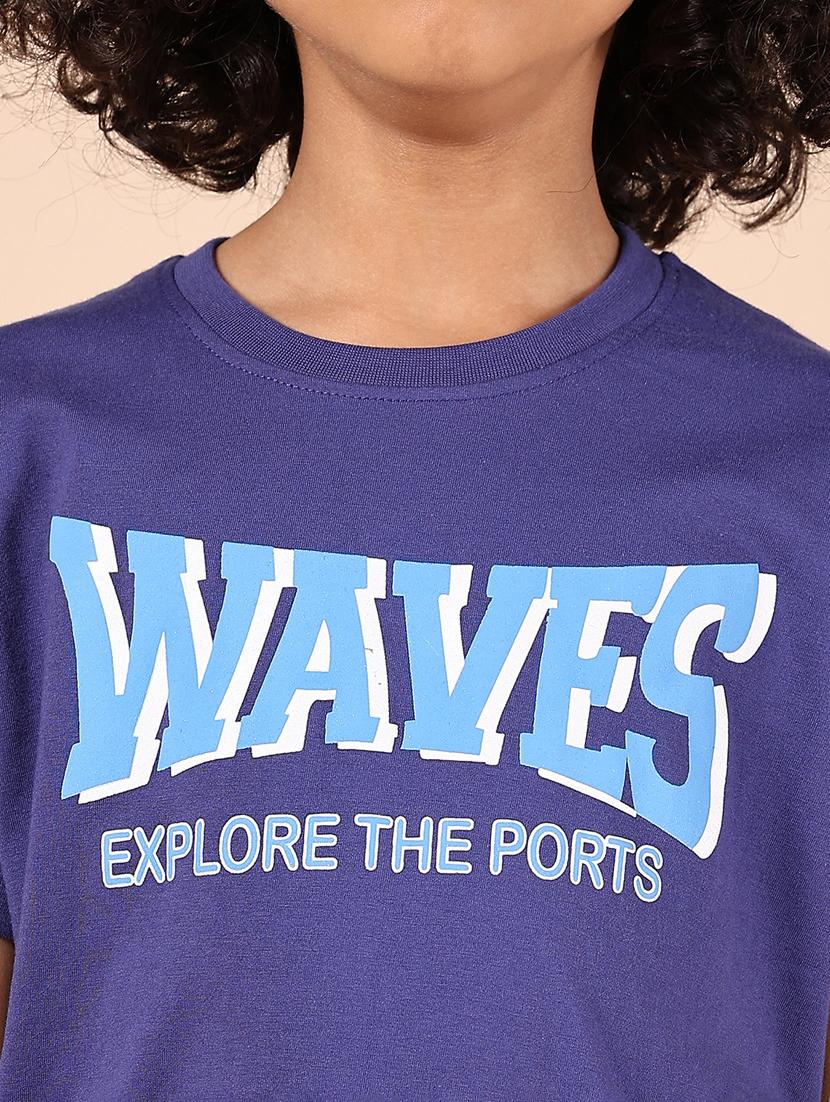 boys front & back print short sleeve t-shirt - 21784518 - Standard Image - 5