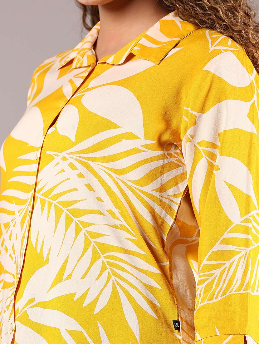 women printed collared regular shirt - 21784549 - Standard Image - 5