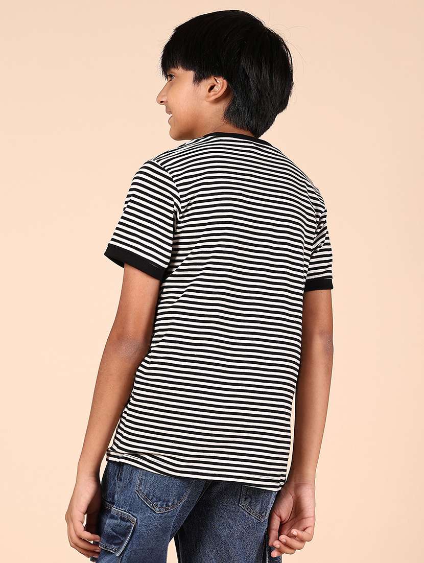 boys striped short sleeve t-shirt - 21784568 -  Standard Image - 3