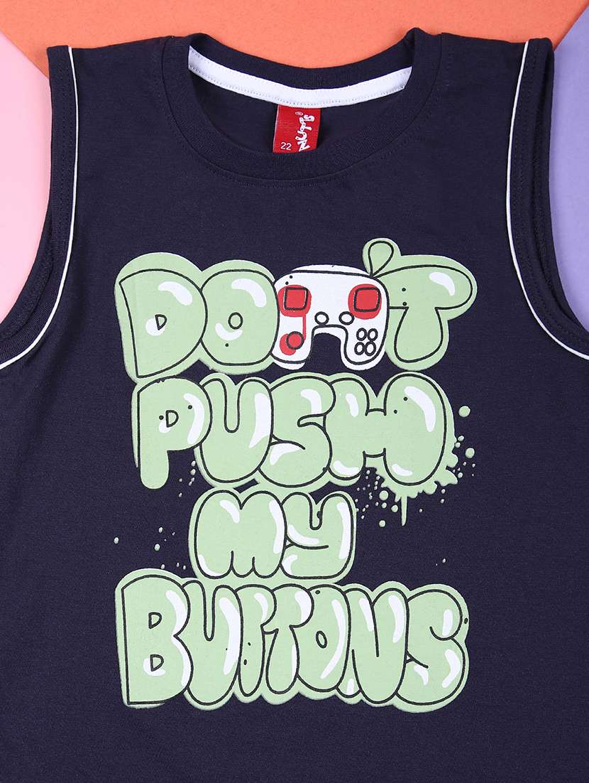 boys printed t-shirt & shorts casual wear set - 21784616 -  Standard Image - 3