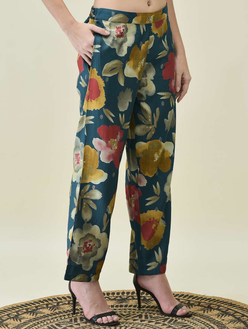 women three quarter sleeve ethnic co-ord set - 21785477 - Standard Image - 5