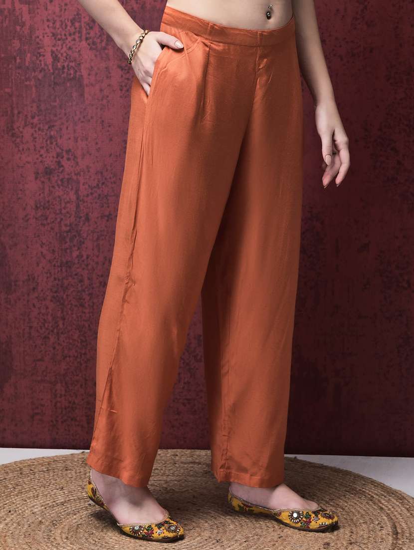 women three quarter sleeve kurta pant with dupatta set - 21785516 -  Standard Image - 5