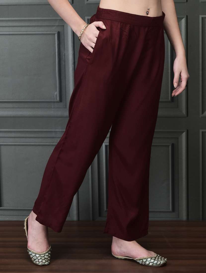 women three quarter sleeve kurta pant with dupatta set - 21785519 - Standard Image - 5