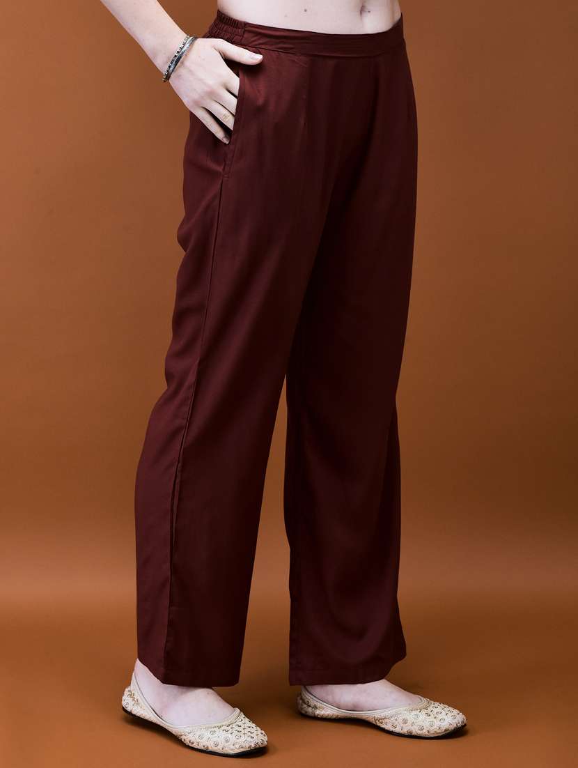 women three quarter sleeve kurta pant with dupatta set - 21785533 -  Standard Image - 5