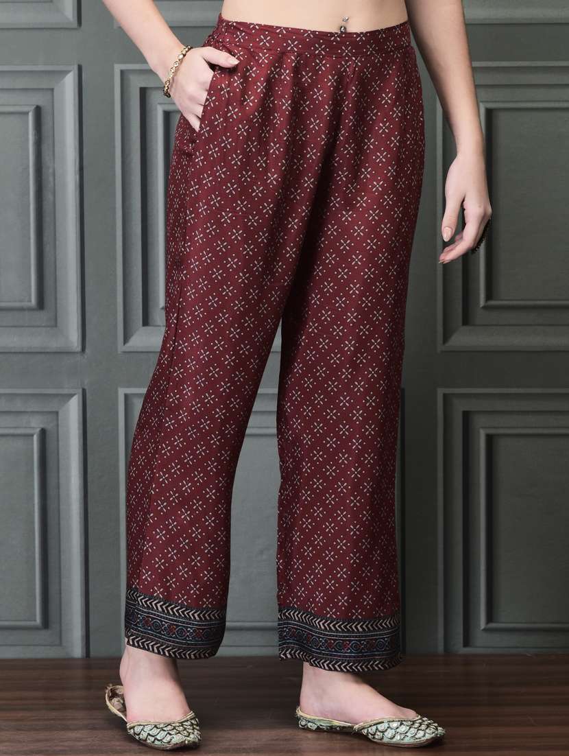 women three quarter sleeve kurta pant with dupatta set - 21785534 -  Standard Image - 5