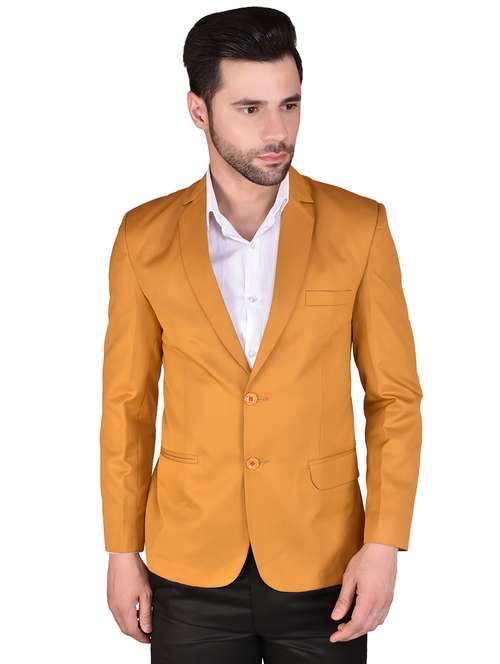 men long sleeves solid single breasted casual blazer - 21785913 -  Standard Image - 0