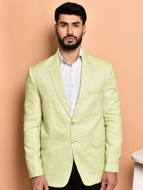 men long sleeves solid single breasted casual blazer - 21785939 -  Standard Image - 0