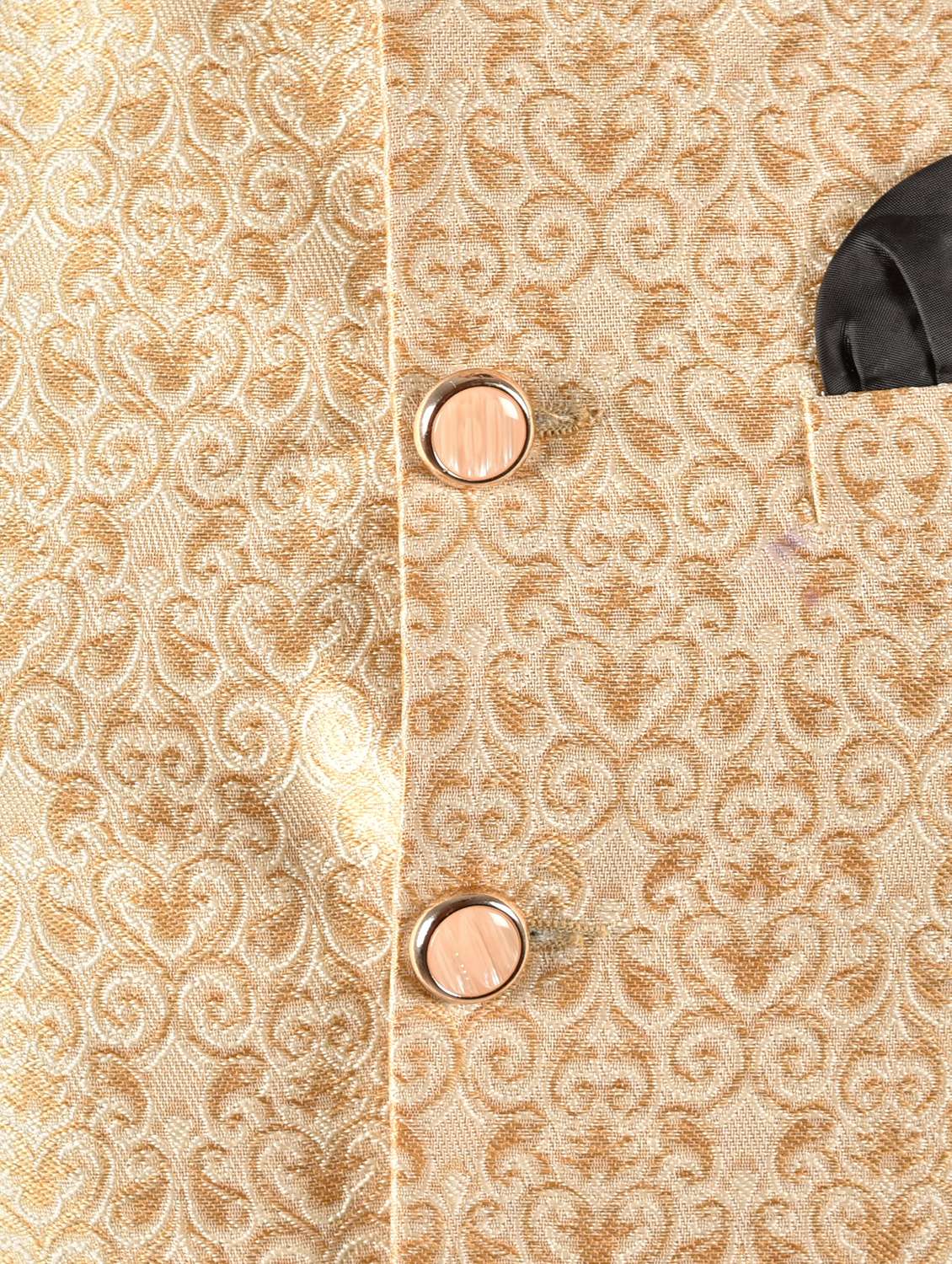 men printed mandarin neck nehru jacket - 21786298 -  Standard Image - 3