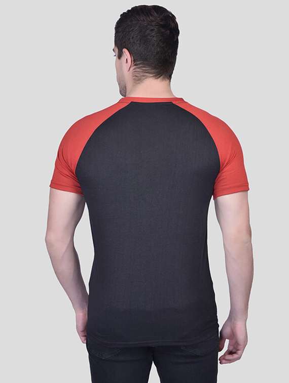 men short sleeves color block t-shirt - 21786372 -  Standard Image - 3