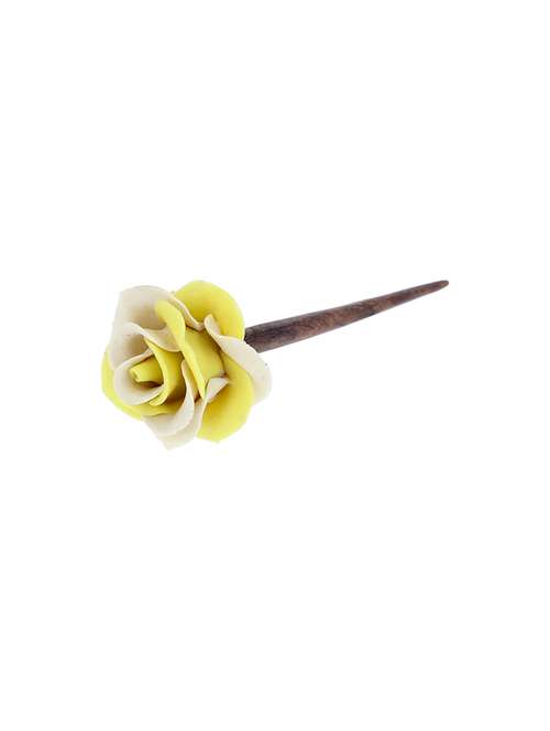 women handmade rose flower juda stick - 21787330 -  Standard Image - 0