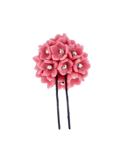 women handmade rose flower juda pin - 21787356 -  Standard Image - 0
