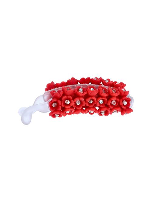 women handmade rose flower banana clip - 21787410 -  Standard Image - 0