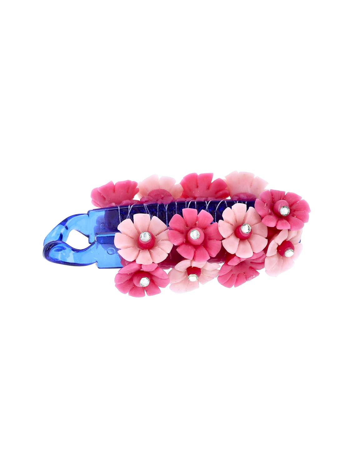 women handmade rose flower banana clip - 21787418 -  Zoom Image - 0