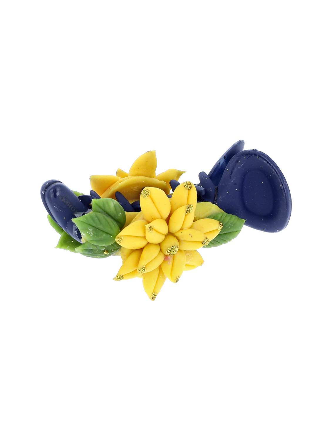 women handmade rose flower banana clip - 21787431 -  Zoom Image - 0