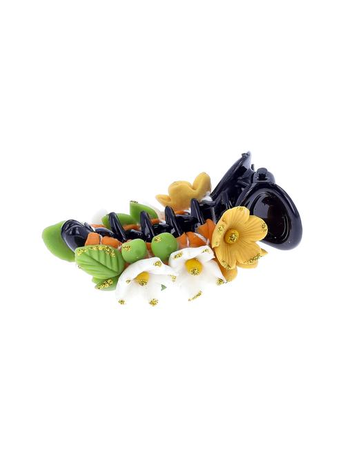 women handmade rose flower banana clip - 21787435 -  Standard Image - 0
