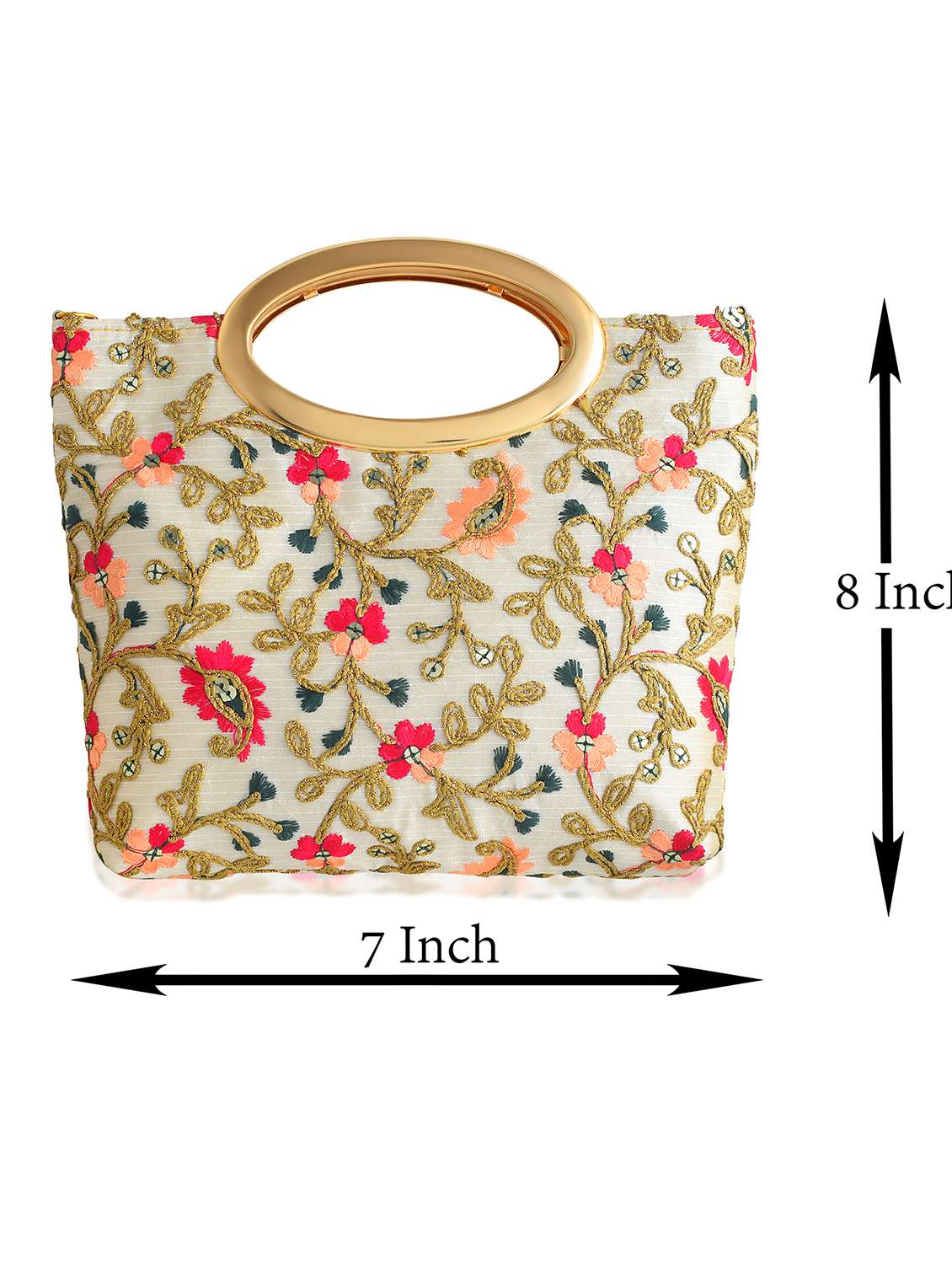 women off white embroidered sling bag - 21788835 -  Standard Image - 3