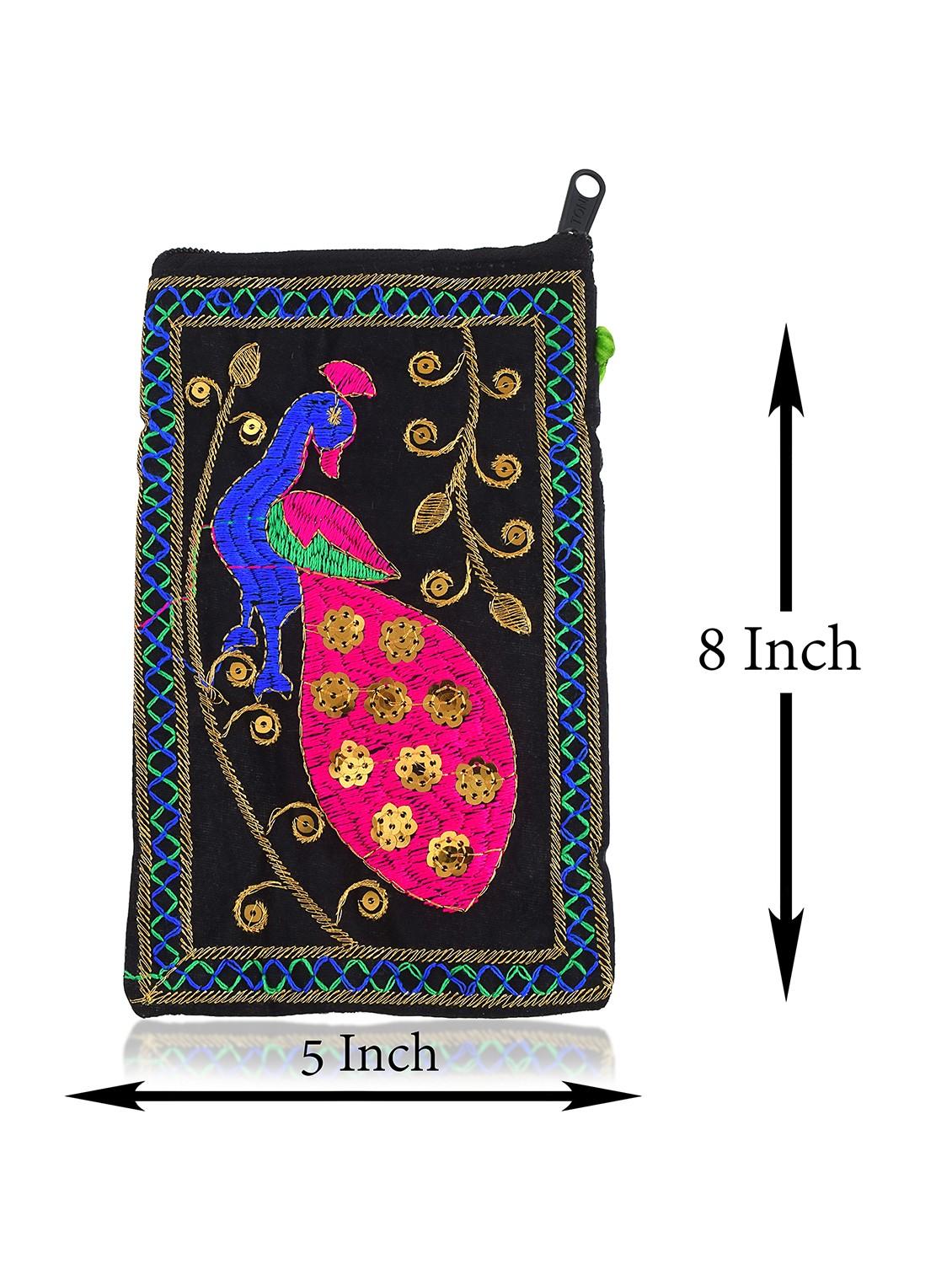 women black embroidered sling bag - 21788838 - Standard Image - 3