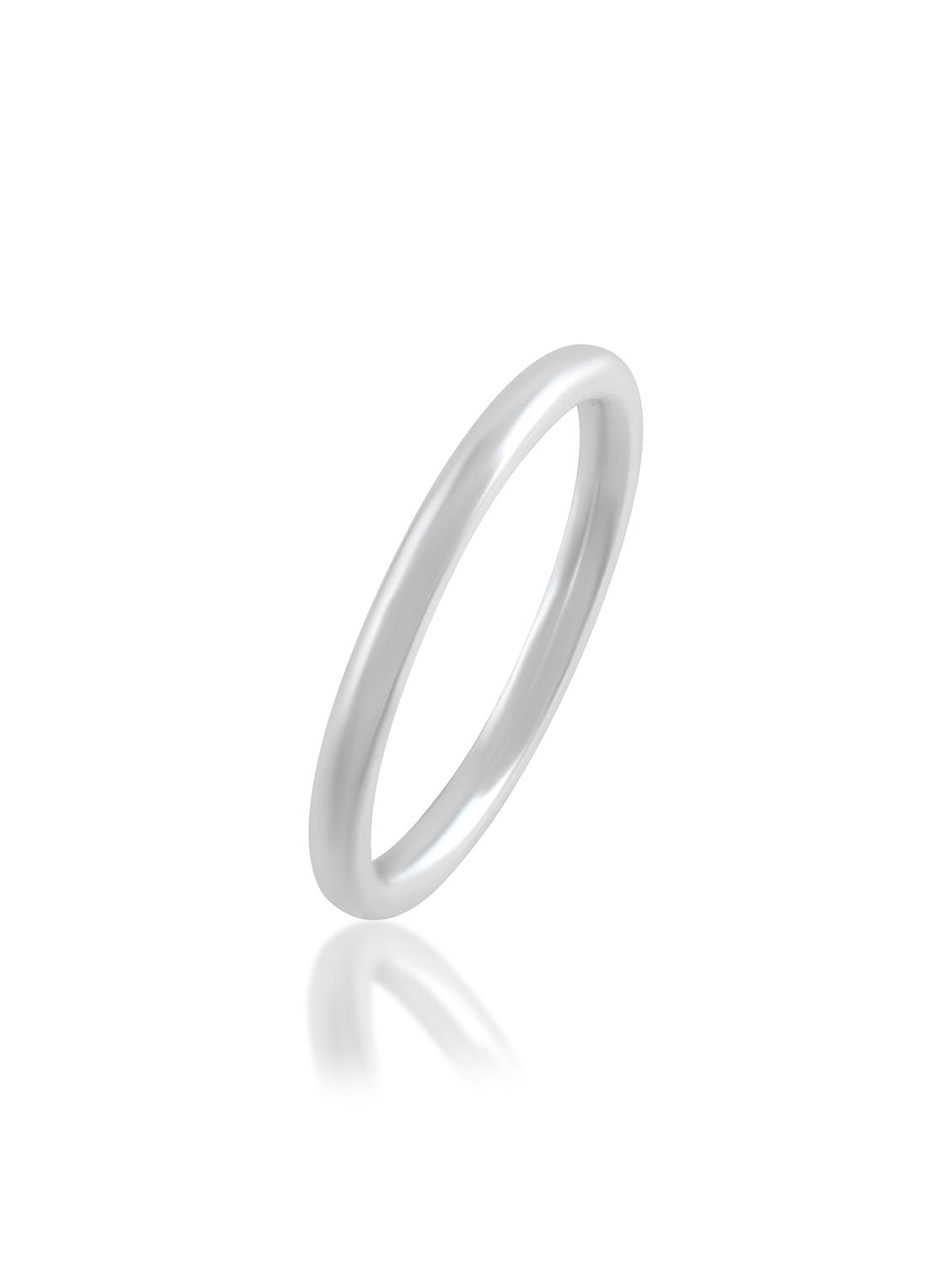 silver brass finger ring - 21788865 - Standard Image - 3