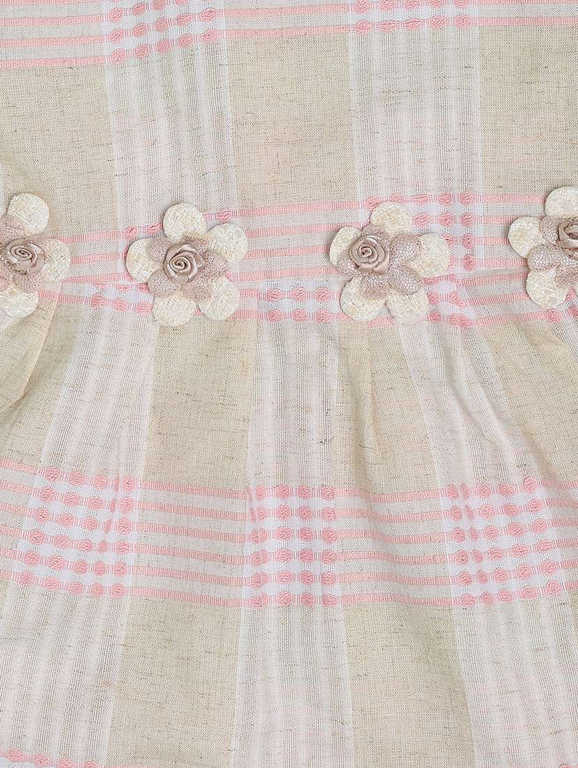 girls check short sleeves frock - 21789512 -  Standard Image - 3