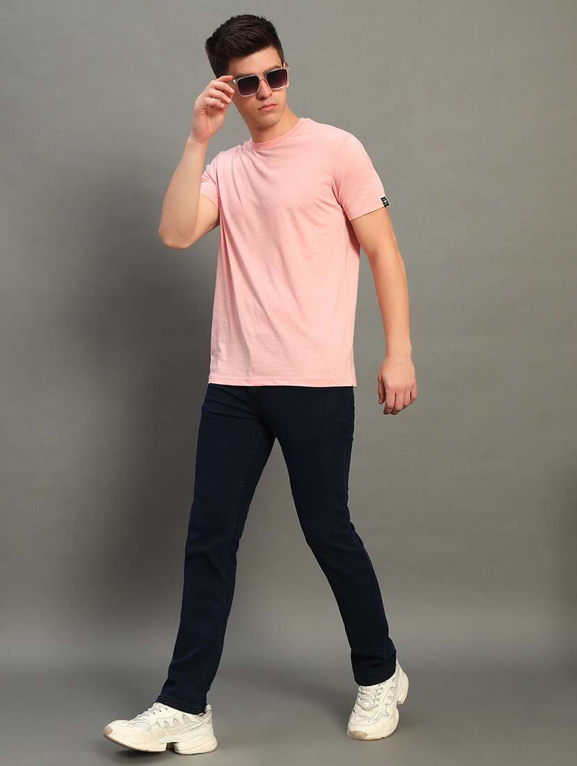 men solid short sleeve regualr fit t-shirt - 21789604 -  Standard Image - 3
