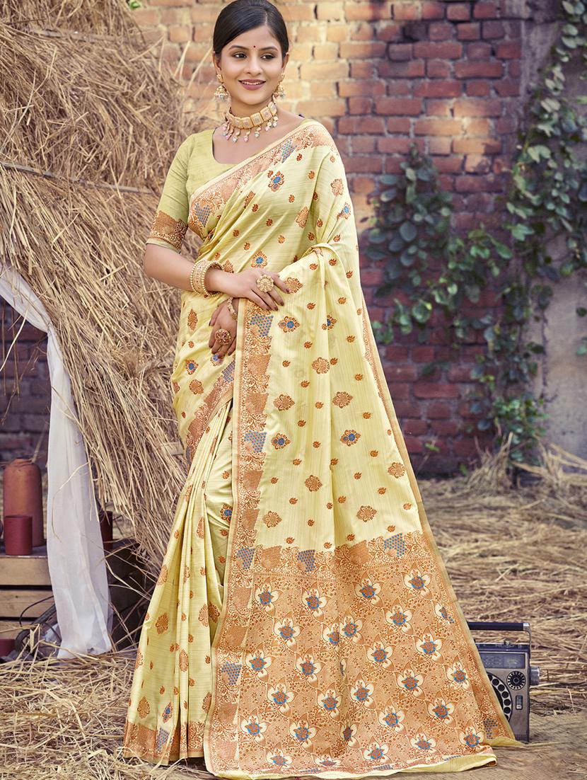 women self design banarasi festive wear saree with blouse - 21789708 - Zoom Image - 0