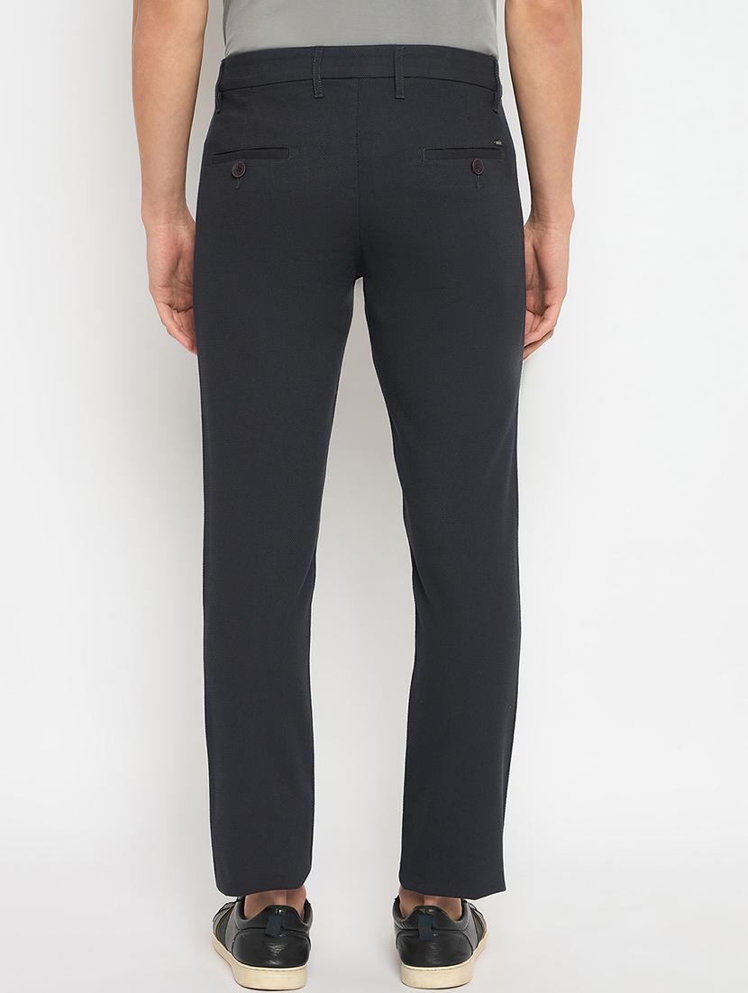 men solid mid rise casual chinos - 21790954 - Standard Image - 3