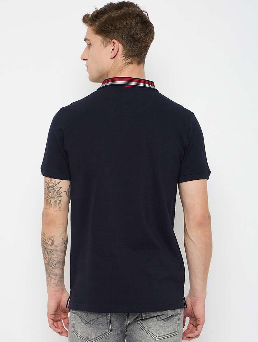 men printed short sleeves polo t-shirt - 21790993 -  Standard Image - 3