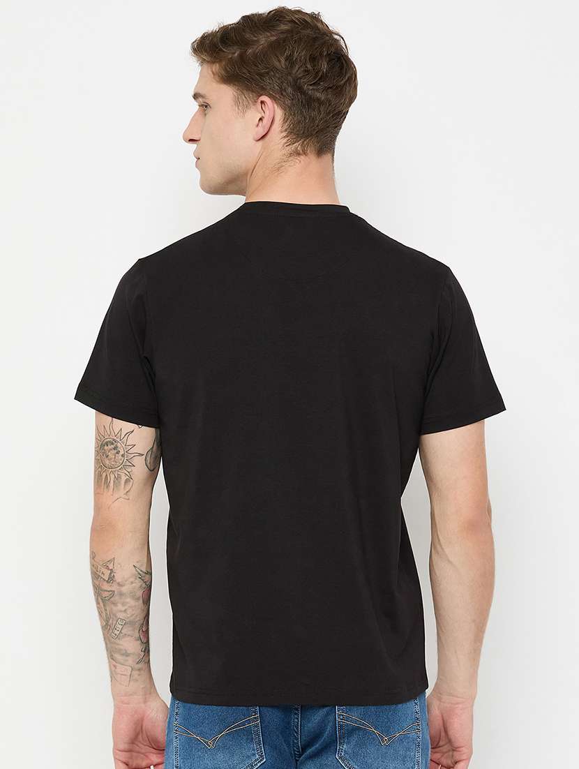 men chest print short sleeves t-shirt - 21791034 -  Standard Image - 3