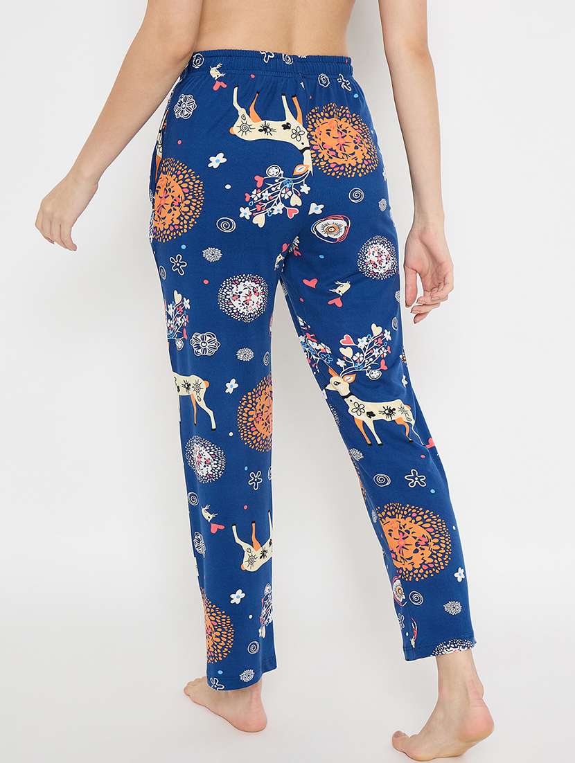 women printed mid rise pajama - 21791043 - Standard Image - 3