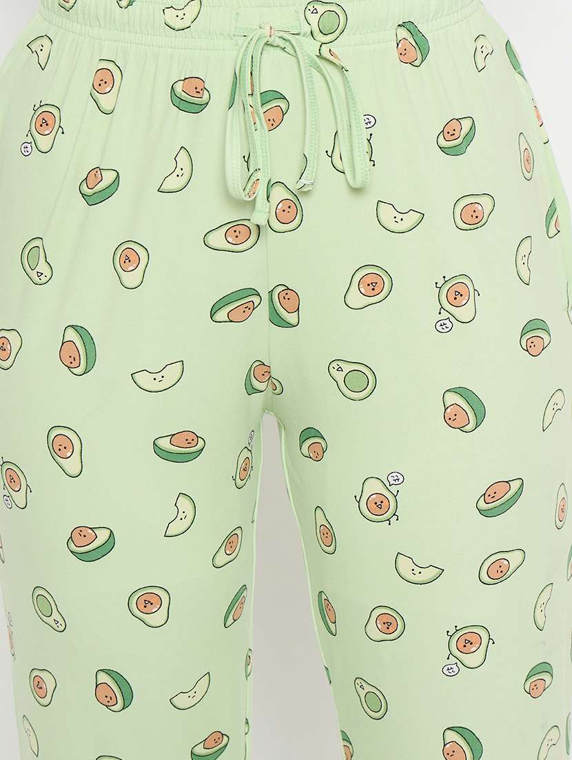 women printed mid rise pajama - 21791044 -  Standard Image - 5