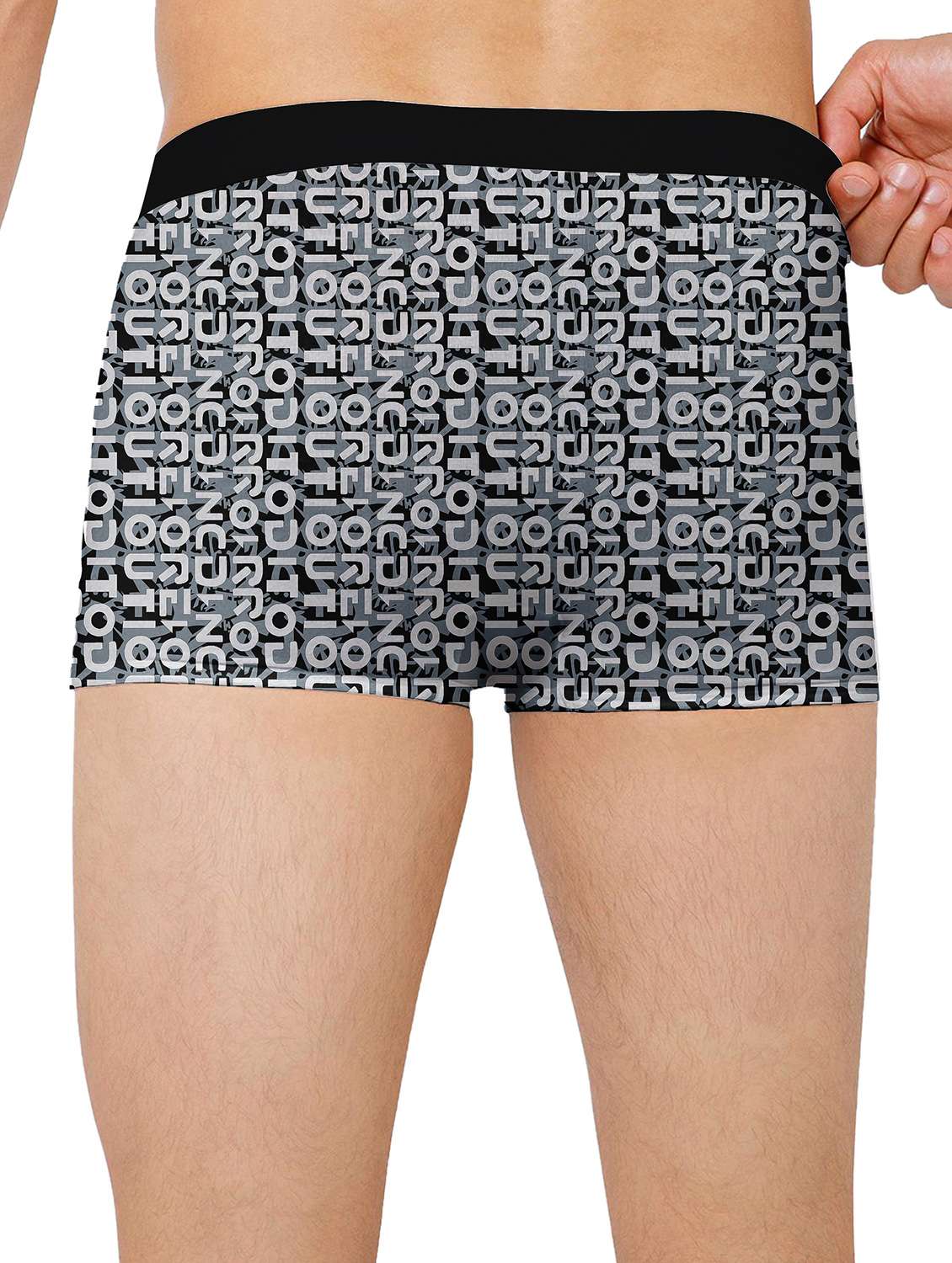 men printed low rise trunks brief - 21793004 -  Standard Image - 3