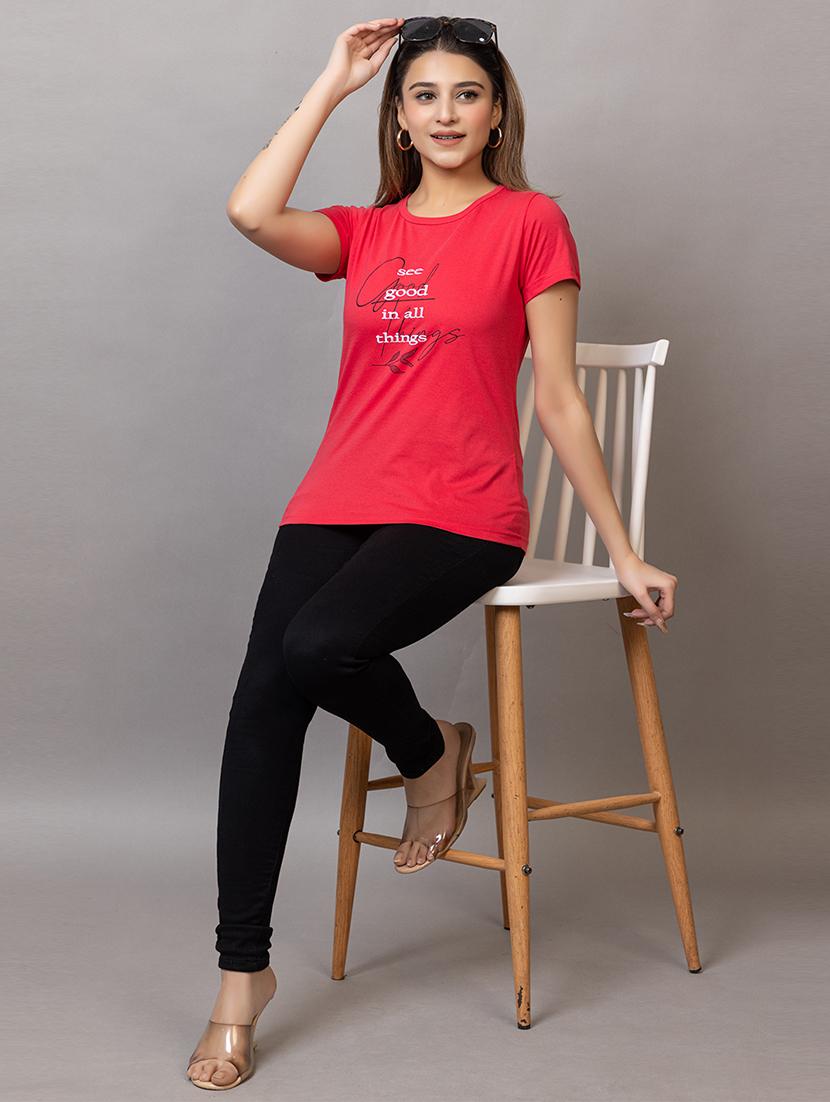 women pack of 2 printed short sleeves t-shirt - 21793191 - Standard Image - 5