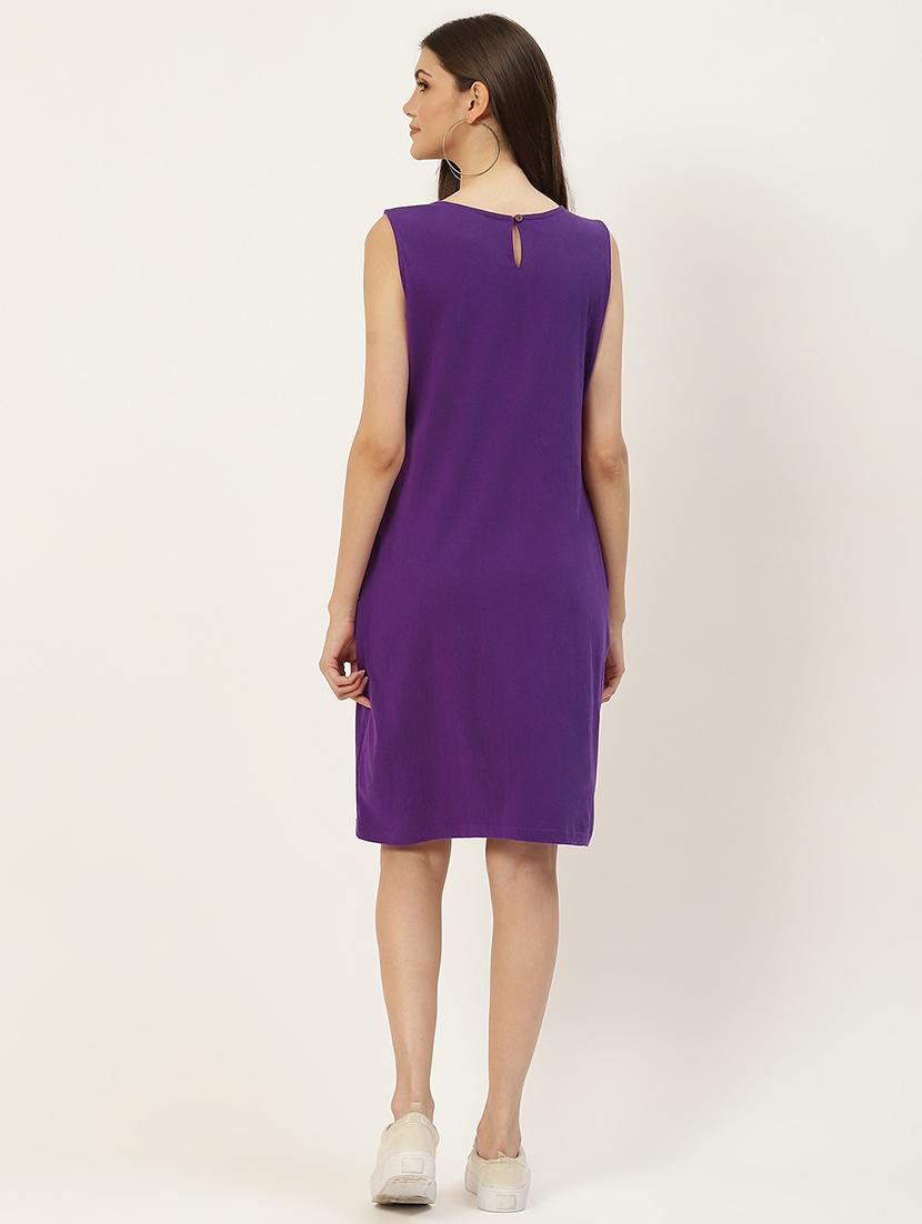 women solid sleeveless bodycon dress - 21793266 - Standard Image - 3
