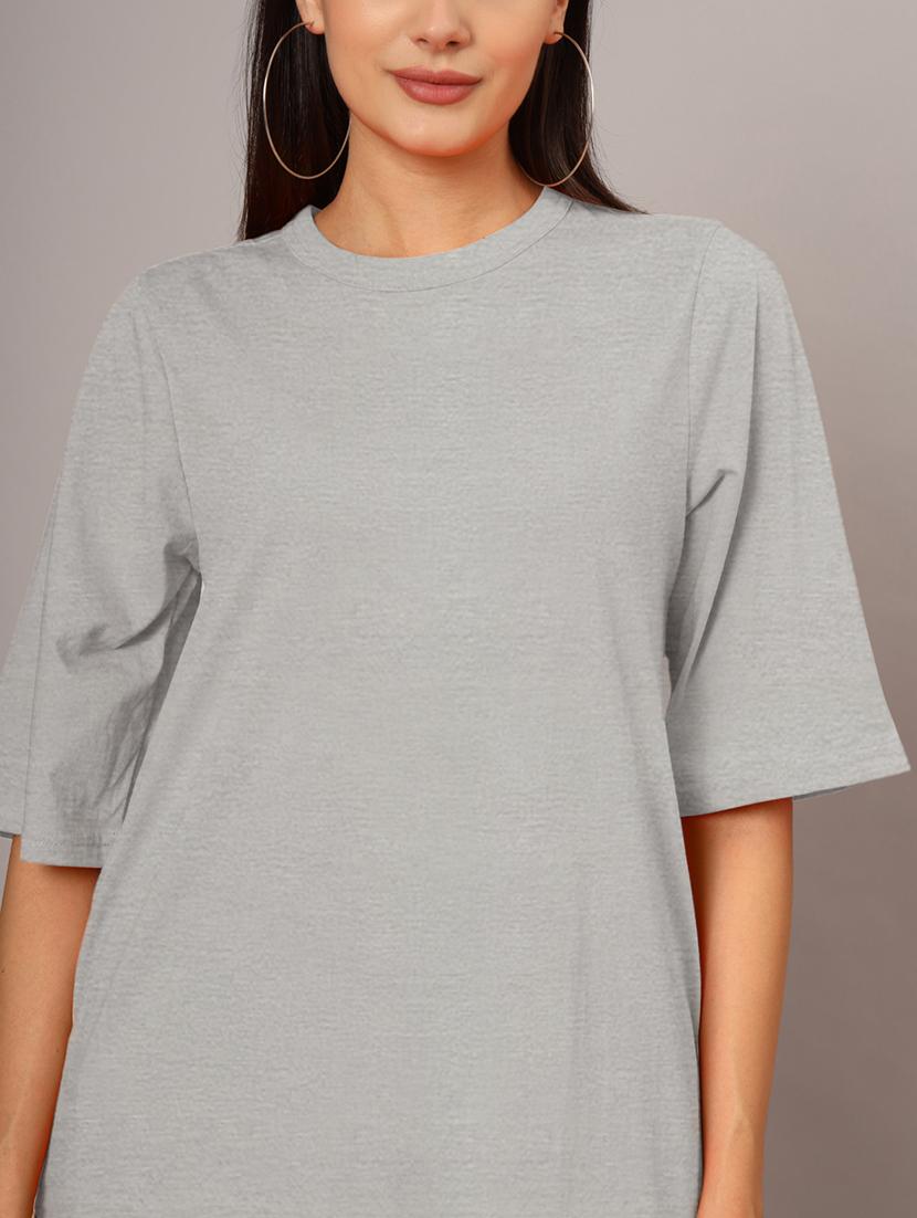women solid short sleeves shift dress - 21793312 - Standard Image - 5