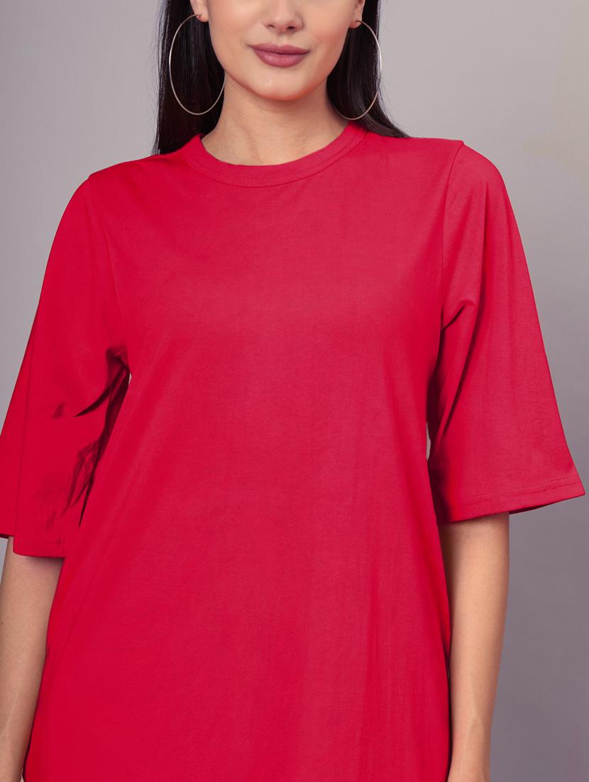 women solid short sleeves shift dress - 21793314 - Standard Image - 5