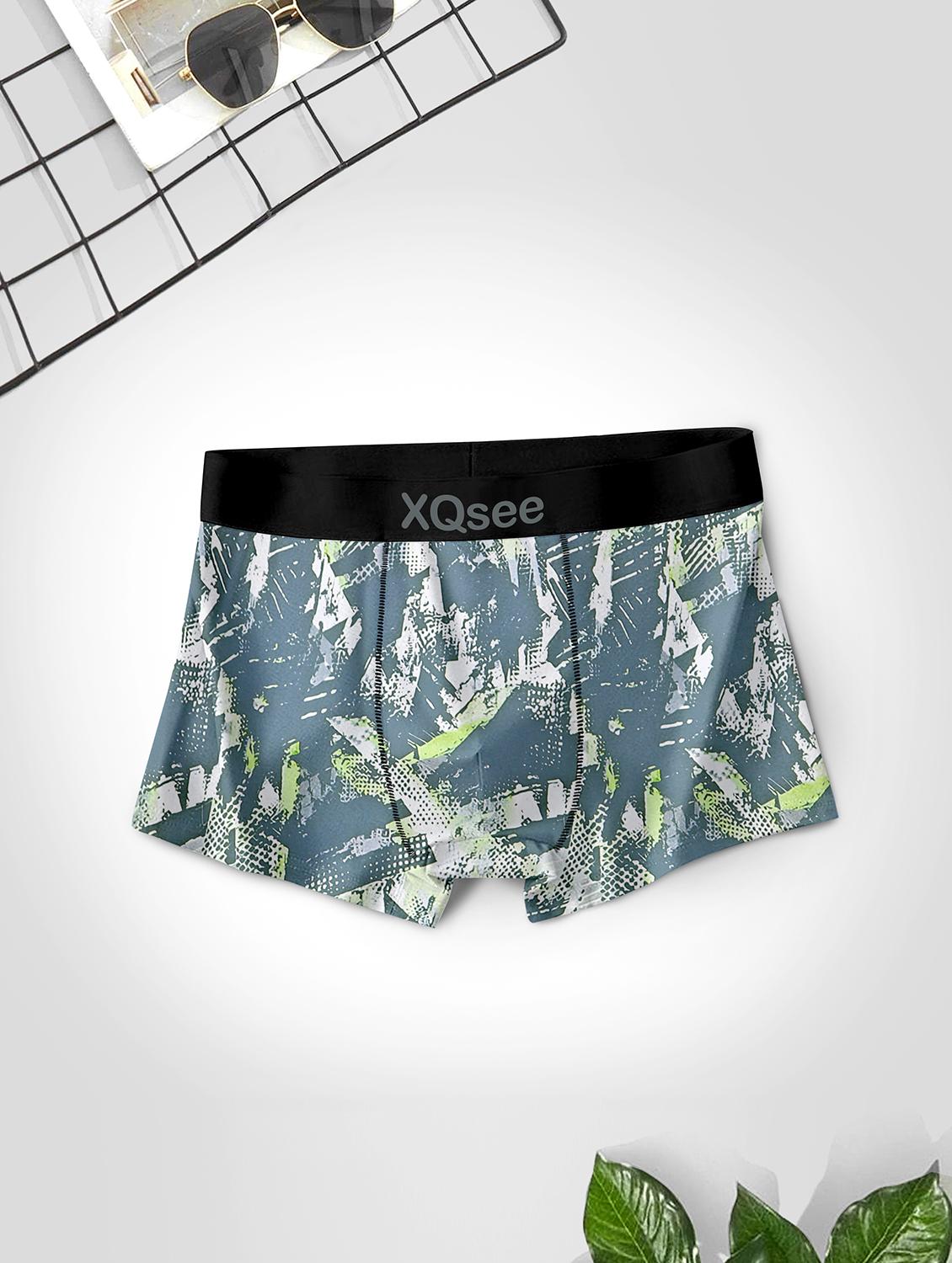 men pack of 4 printed low rise trunks brief - 21793343 - Standard Image - 5