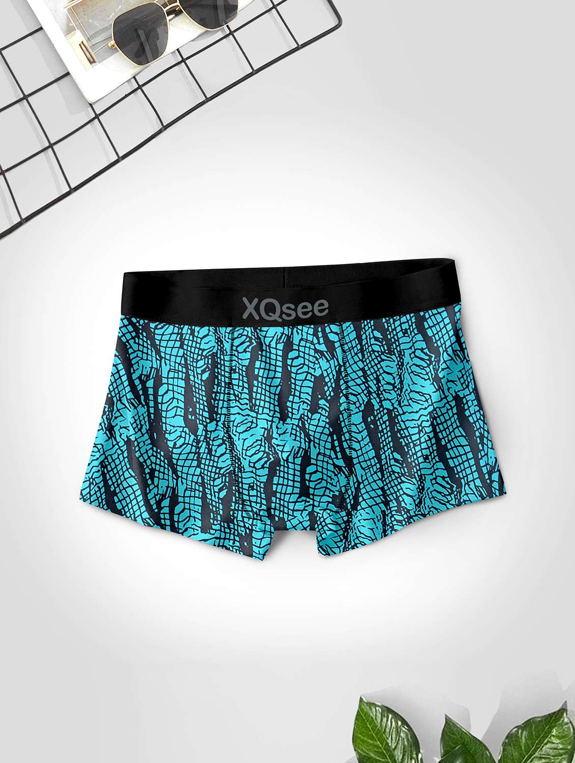men pack of 4 printed low rise trunks brief - 21793345 -  Standard Image - 3