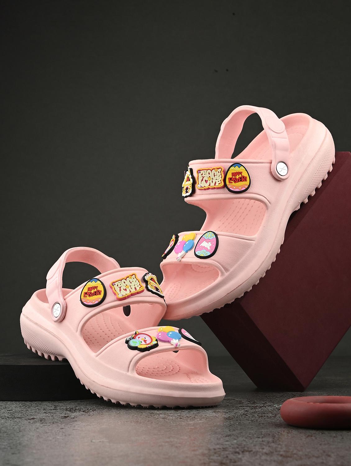 women pink solid clogs - 21793363 - Zoom Image - 0