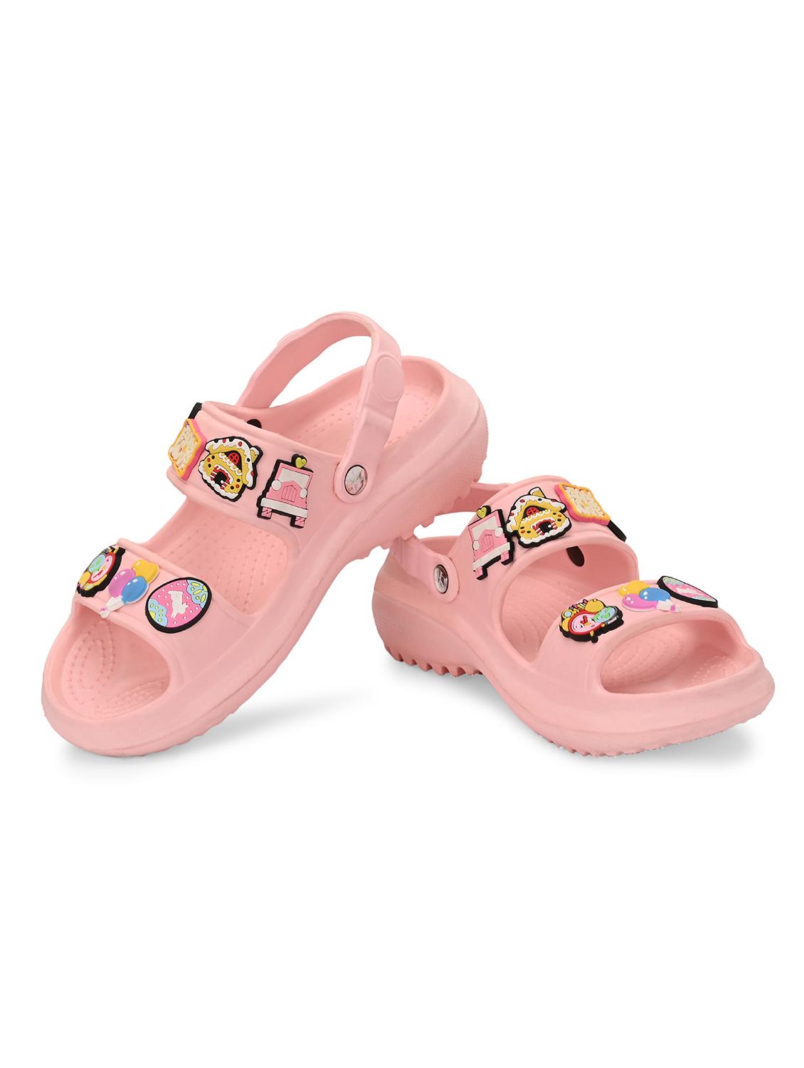 women pink solid clogs - 21793363 - Standard Image - 3